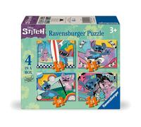 Ravensburger Disney Stitch 4 IN une Boite ) 12 16 20 24) Pièces Puzzle Âge 6+
