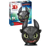 Ravensburger Puzzle 3D Dragons Ohnezahn avec oreilles - 72 pièces - Mixte - Or - À partir de 6 ans