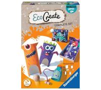 Ravensburger - EcoCreate - Eco-Responsable - Recyclage - Jouets - Fabrication Objets - Jeux d'adresse - Monstres - Loisir créatif - Activité créative - Dès 6 Ans - 18144 - Version française