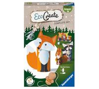 Ravensburger - EcoCreate - Eco-Responsable - Recyclage - Jouets - Fabrication Objets - Thème Animaux - Loisir créatif - Activité détente et créative - Dès 6 Ans - 18132 - Version française
