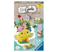 Ravensburger - EcoCreate - Eco-Responsable - Recyclage - Jouets - Fabrication Objets - Thème Pâques - Loisir créatif - Activité détente et créative - Dès 6 Ans - 18439 - Version française