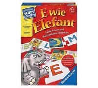 Ravensburger Enfants Jeu de Pose Apprendre E - Comme Éléphant Lettres Lire