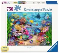 Ravensburger Puzzle grand format Tropical Reef Life – 750 pièces, Softclick sans reflet, FSC
