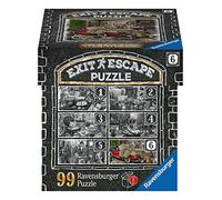 Ravensburger - Escape Puzzle 99 pièces - pour Adulte et Enfant dès 12 Ans - Le Garage du manoir - Puzzle de qualité supérieure - Puzzlez & Résolvez - 16882