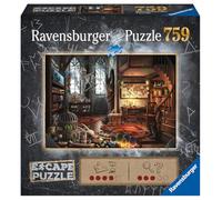 Ravensburger - Escape Puzzle - L'antre du Dragon - pour Adultes et Enfants dès 12 Ans - 759 pièces, 1 Guide de Jeu, 1 enveloppe Solution - Inspiré des Jeux d'évasion - 19960