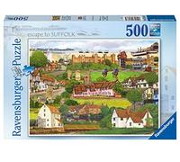 Ravensburger Escape to Suffolk Puzzle 500 pièces pour Adultes et Enfants à partir de 10 Ans, 17138, Multicolore, 49,3 x 36,2 x 0,2 cm