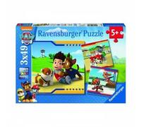 Ravensburger - Puzzle enfant - Lot 3x49 pièces Héros à Fourrure/Pat'Patrouille - 3 posters - Dès 5 ans