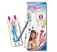 Ravensburger - Fashion Designer Book | Concevez la mode avec plus de 100 combinaisons | Jeu Fille 6 Ans Ou Plus | Artisanat Filles Robes de Fées | Cadeaux Fille 6 Ans Ou Plus