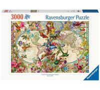 Puzzle 3000 pièces : Carte de la flore et de la faune