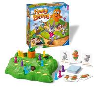 Ravensburger Funny Bunny - Jeu d'action, évite le pont-levis et la grille, attention à la taupe, à partir de 36 mois