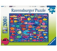 Ravensburger Funny Fish Friends Puzzle XXL 200 pièces pour enfants de 8 ans et plus