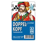 Ravensburger FX Schmid Doppelkopf Französisches Bild, Traditionelle Spielkarten, Kartenspiel, Karten Spiel, Kartenspiele, Klarsicht Box, 27022 4