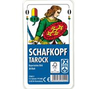 Ravensburger FX Schmid Schafkopf / Tarock Bayerisches Bild, Traditionelle Spielkarten, Kartenspiel, Karten Spiel, Kartenspiele, Klarsicht Box, 27042 2