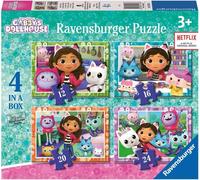 Ravensburger Gabbys Dollhouse 4 In A Box Jigsaw Puzzles
