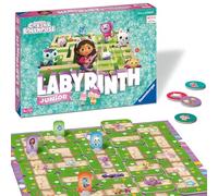 Ravensburger Gabby's Dollhouse Labyrinthe Junior Moving Labyrinth Jeu de société pour Enfants à partir de 4 Ans - Nouveau 2024, Rose