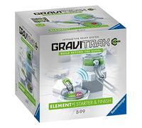 Ravensburger - Gravitrax Power - Eléments Starter & Finish - 26810 - Jeu de Construction STEM - Circuits de Billes créatifs - Fonction électronique - Enfants de 8 Ans et Plus - Version française