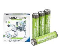 Ravensburger GraviTrax Power Starter Set, Circuit Billes, 8+ Ans, & Piles AAA Rechargeables Amazon Basics 4 pcs, 850mAh