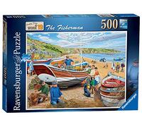Ravensburger Happy Days at Work No.19 The Fisherman Puzzle 500 pièces pour Adultes et Enfants à partir de 10 Ans