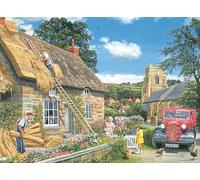 Ravensburger Happy Days No 9, Village Life Puzzle de 4 x 500 pièces pour adultes et enfants à partir de 10 ans