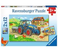 Ravensburger Hard at Work Jigsaw Puzzles for Kids Age 3 Years Up - Toddler Toys