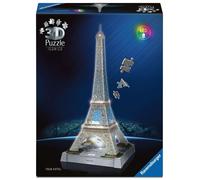Ravensburger Puzzle 3D Tour Eiffel illuminée 216 pièces avec éclairage LED