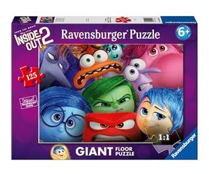 Ravensburger - Inside Out 2 Personnages, Puzzle Enfants 6 Ans, Puzzle Grandes, 125 Pièces, Cadeaux Fin Fête Anniversaire Enfants, Casse-tête 70x50cm
