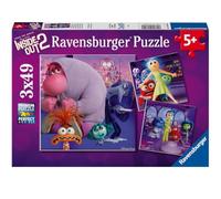 Ravensburger Inside Out 2 Puzzle Enfants 5 Ans, 3 x 49 pièces, 12001609