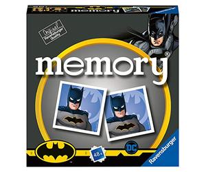Ravensburger Italy Batman Memory en Format Pocket, 15 x 15 cm, Jeu, 24 Paires en Carton, 48 Cartes, pour Enfants à partir de 4 Ans, de 2 à 8 Joueurs, Multicolore, 20611 7
