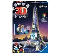 Puzzle 3D Tour Eiffel Disney - Edition Nuit - 216 Pièces - LEDs