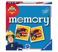 Ravensburger Italy - Fireman Sam, Sam Il Pompier Memory en Format Pocket, 15 x 15 cm, Jeu en Carton, 24 Paires en Carton, 48 Cartes, pour Enfants de 4 Ans, de 2 à 8 Joueurs, 20531 8