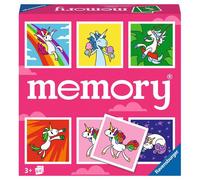 Ravensburger – Jeu de mémoire Memory 20999 Licornes – 2–8 joueurs dès 3 ans