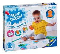 Ravensburger Aquadoodle Magic Ocean, Tapis de Dessin à l’Eau bébé dès 12 Mois, activité créative sans Tache avec Tampon Pieuvre, Jouet Premier âge réutilisable, Format 50 x 50 cm