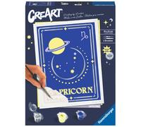 Ravensburger Kit peinture par numéros CreArt 23739 – Capricorne, acryliques & pinceau, adultes