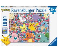 Ravensburger Jeu de puzzle Pokémon Prêt à combattre 13338 - 100 pièces XXL, âge à partir de 6 ans, Puzzle prêt à l'emploi : 49x36 cm