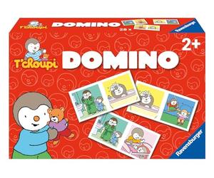 Ravensburger - Jeu Educatif - Domino - T'choupi - Un premier jeu éducatif mêlant observation, association et mémorisation - A partir de 3 ans - Multicolore - 24311