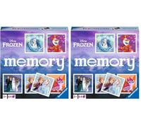 Ravensburger - Jeu Educatif - Grand Memory® - Disney La Reine des Neiges - Un Premier Jeu éducatif mêlant Observation, Association et mémorisation - A partir de 3 Ans - 20890 (Lot de 2)