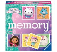 Ravensburger - Jeu Éducatif - Grand Memory® - Gabby's Dollhouse - Un Premier Jeu éducatif mêlant Observation, Association et mémorisation - À partir de 3 Ans - 22596