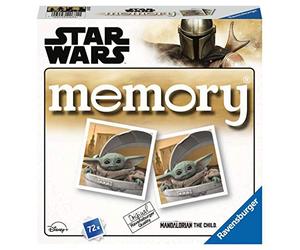 Ravensburger - Jeu Educatif - Grand Memory® - Star Wars The Mandalorian - Jeu de Paires et de mémoire - 72 Cartes - Adultes et Enfants à partir de 4 Ans - 20671