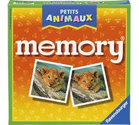 Ravensburger - Jeu Educatif - Grand memory® - Thème : Petits Animaux - Jeu de paires et de mémoire - 72 cartes - Adultes et Enfants à partir de 4 ans - 21295