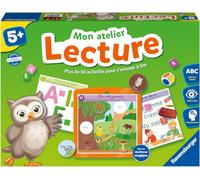 Ravensburger - Jeu Educatif - Mon Atelier Lecture - Coffret Complet éducatif - Apprentissage de la Lecture - 50 activités - A partir de 5 Ans - 24074