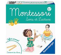 Ravensburger - Jeu Educatif Montessori - Sons et lecture - Coffret sensoriel multi-activités - Apprentissage de la lecture par les sons - Dès 5 ans - 20819