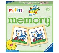 Ravensburger-Ravensburger-20877-My First Memory Mes Affaires Préférées Jeu De Mémorisation Et De Recherche Avec Des Cartes D Image Extra Larges Pour Les Enfants Partir De 2 Ans 20877