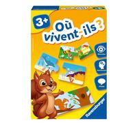 Ravensburger - Jeu Educatif - Où vivent-Ils ? - Découverte des Animaux - Association logique - Développement du langage - A partir de 3 Ans - 24037
