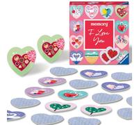 Ravensburger - Jeu en Famille - Mini Memory® - Je t'aime - Le Parfait Jeu pour Offrir mêlant Observation, Association et mémorisation - À partir de 3 Ans - 22398
