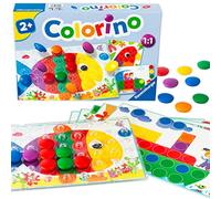 Ravensburger Jeu Enfant - Colorino - Jeu pour Apprendre Les Couleurs, Jeu de mosaïque - à partir de 2 Ans - 20832 (multilingue, français inclus)