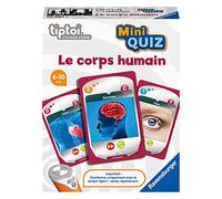 Ravensburger - Jeu interactif tiptoi® Mini Quiz - Le Corps Humain - Jeux électroniques éducatifs sans écran en français - Enfants à partir de 6 Ans - 00 084