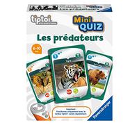 Ravensburger - Jeu interactif tiptoi® Mini Quiz - Les prédateurs - Jeux électroniques éducatifs sans écran en français - Enfants à partir de 6 Ans - 00 086