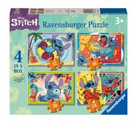 Ravensburger Jeu Puzzle Disney Stitch 4 IN A Boîte Jeu Enfants Âges 3 + Neuf