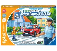 Ravensburger Jeu Tiptoi 00173 - Safe Through Road Traffic - Jeu éducatif dès 5 Ans, Jeu éducatif sur la Circulation pour garçons et Filles, pour 1 à 4 Joueurs