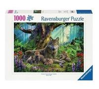Ravensburger jigsaw puzzle family wolf in the forest, 1000st. Or